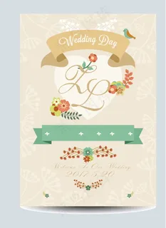 婚礼迎宾牌图片