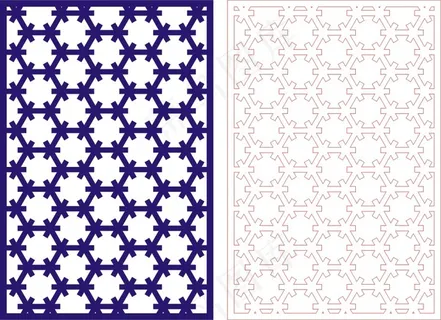 矢量镂空花纹边框底纹中式