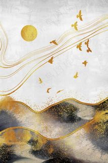 金色背景 中国风背景图片