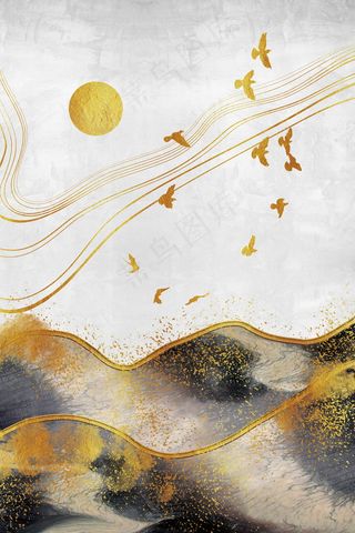 金色背景 中国风背景图片