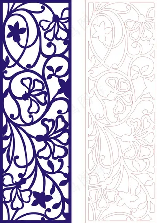 矢量镂空花纹边框底纹欧式