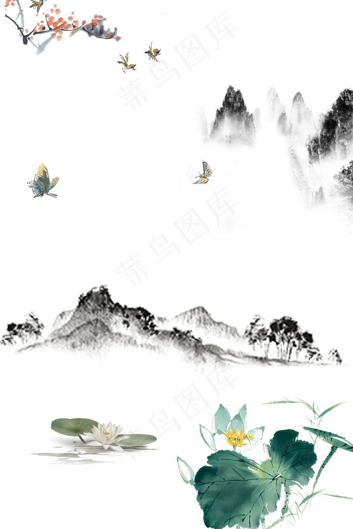 中国风 中国风背景图片psd模版下载