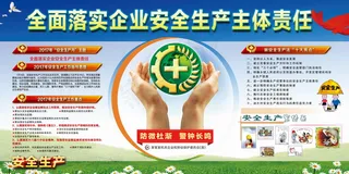 建筑工地安全展板图片