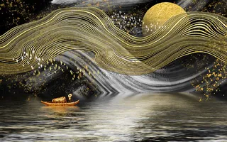 金色背景 中国风背景图片