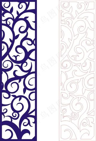 矢量镂空花纹边框底纹欧式