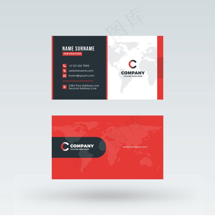 高端名片 大气名片 高档名片 