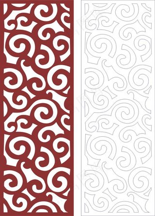 矢量镂空花纹边框底纹欧式