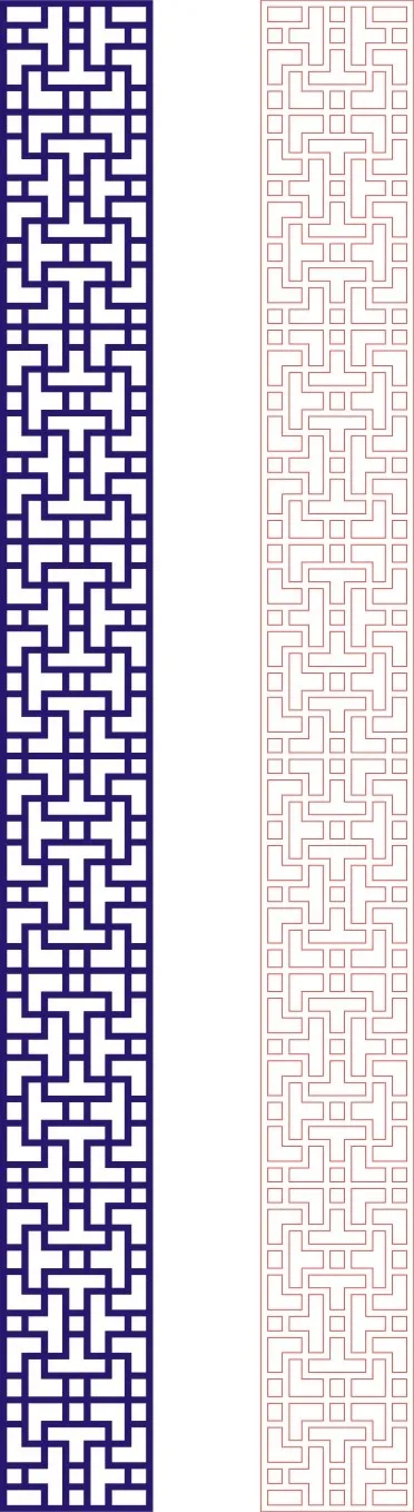 矢量镂空花纹边框底纹中式cdr矢量模版下载