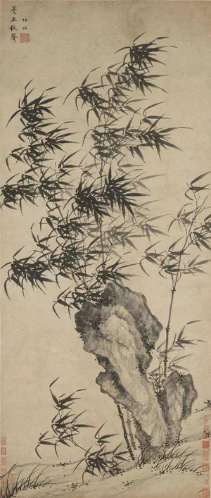 水墨古风竹画7 水墨古风竹画7