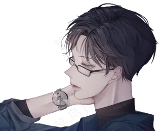 戴手表的男孩子