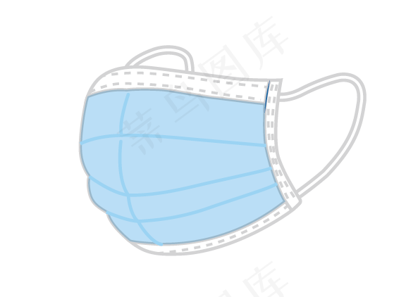 口罩矢量图