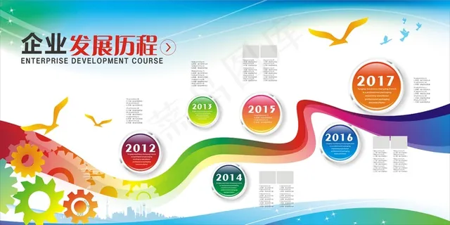 公司文化墙公司展板背景