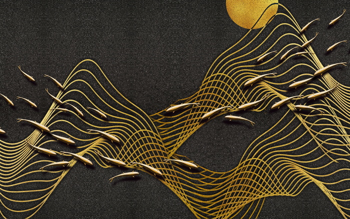 金色背景 中国风背景图片