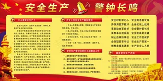 建筑工地安全展板图片