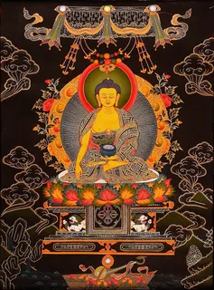 释迦牟尼佛唐卡 释迦牟尼佛唐卡