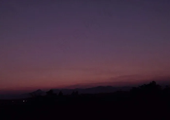 粉紫色黄昏