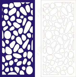 矢量镂空花纹边框底纹中式