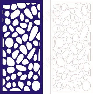 矢量镂空花纹边框底纹中式