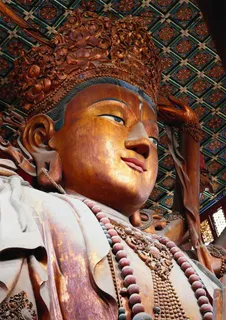 寺院里的千手观音像 寺院里的千手观音像