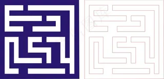 矢量镂空花纹边框底纹中式