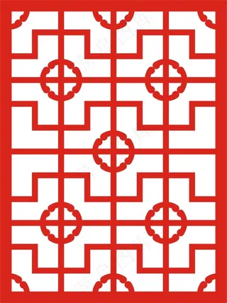 矢量镂空花纹边框底纹