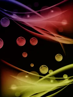 渐变炫彩气泡魔幻背景 渐变炫彩气泡魔幻背景