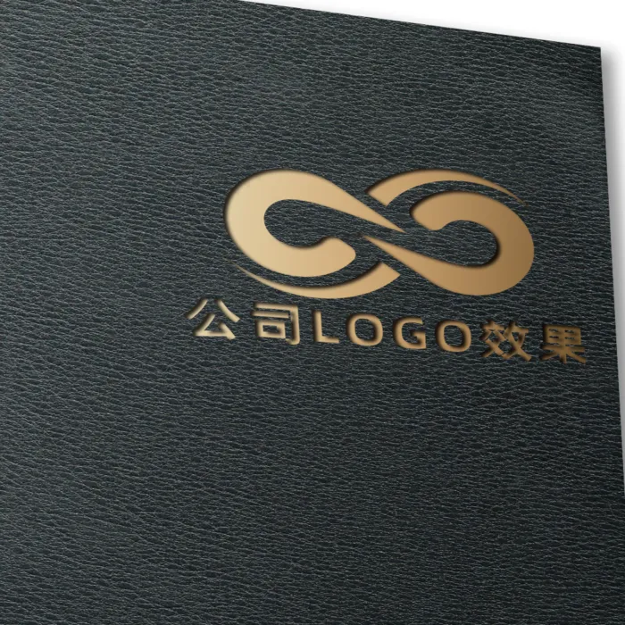 logo烫金效果样机psd模版下载