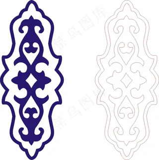 矢量花边边角