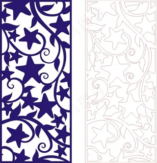 矢量镂空花纹边框底纹欧式