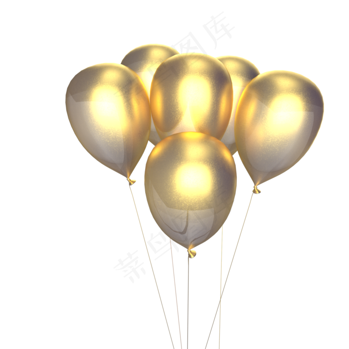 纯金风格促销气球