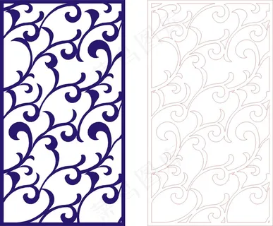 矢量镂空花纹边框底纹欧式