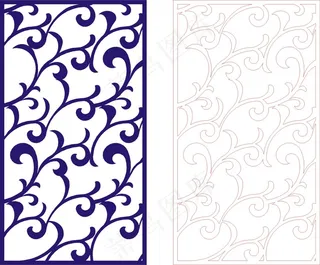 矢量镂空花纹边框底纹欧式