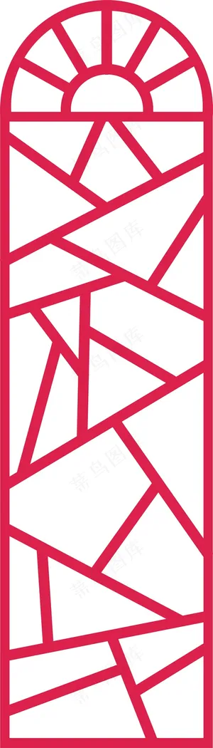 矢量镂空花纹边框底纹