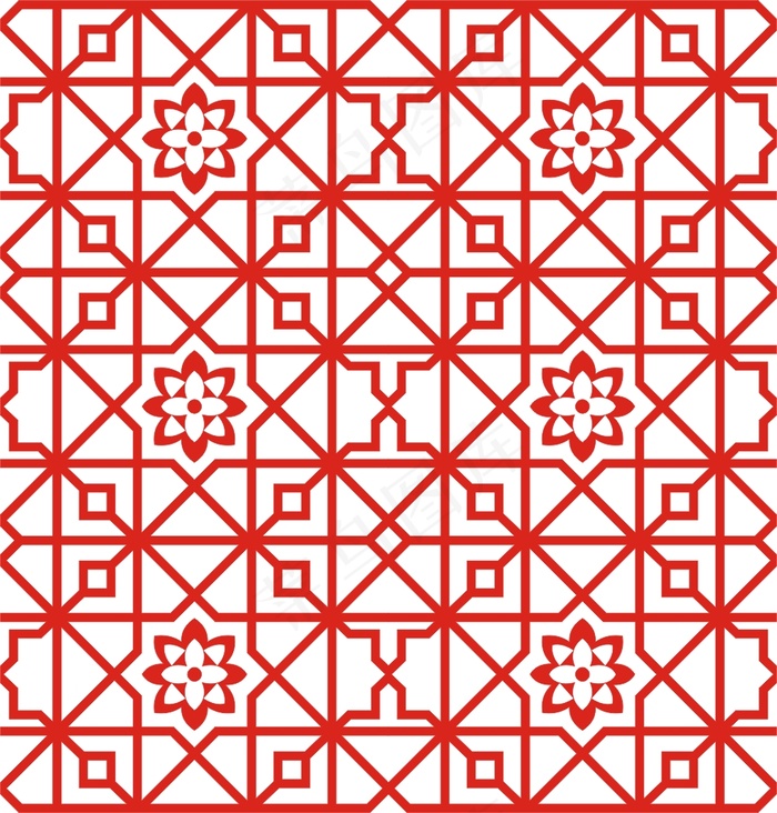 矢量镂空花纹边框底纹