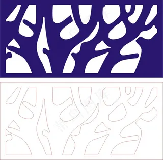 矢量镂空花纹边框底纹欧式