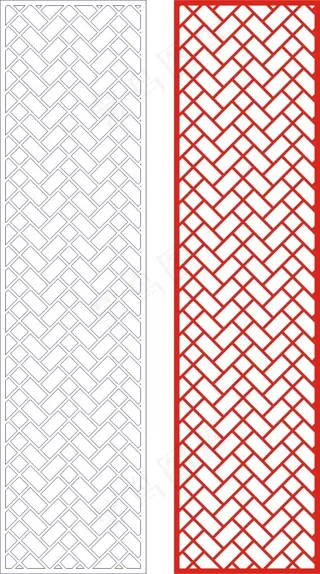 矢量镂空花纹边框底纹中式