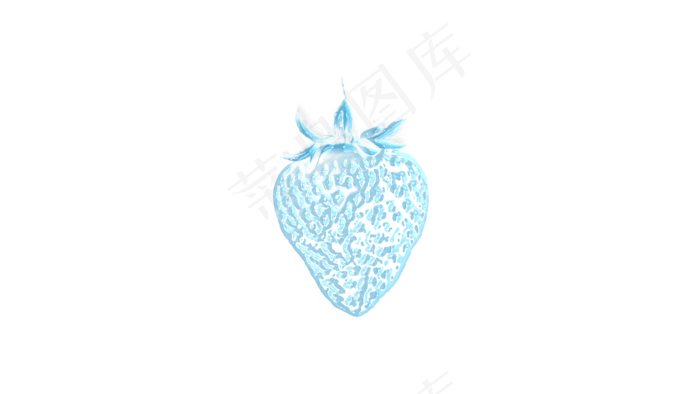 简约冻水果草莓