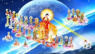 西方三圣接引图