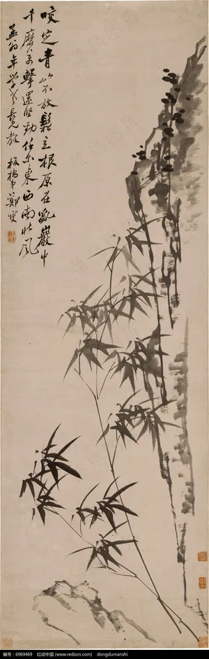 水墨古风竹画9 水墨古风竹画9