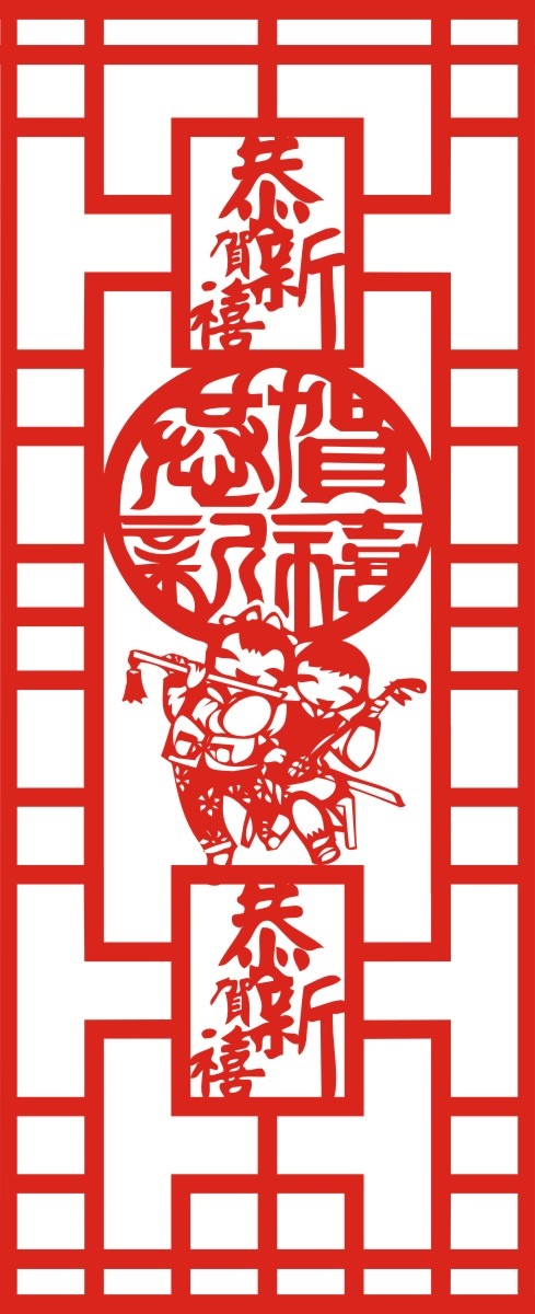 矢量镂空花纹边框底纹