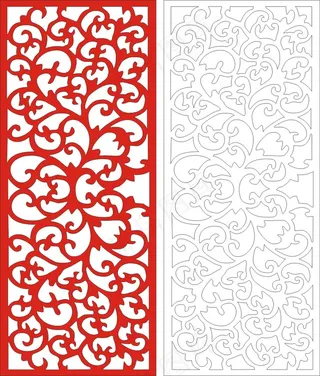 矢量镂空花纹边框底纹欧式