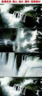 高清实拍高山流水瀑布视频素材森林大...