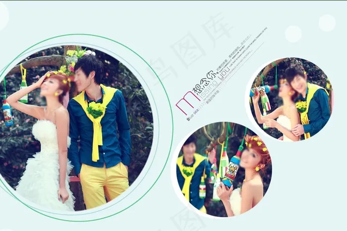 想念你婚纱模板图片(5100X3700(DPI:254))psd模版下载