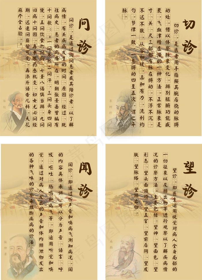 中医文化展板设计PSD分层素(5906X8199(DPI:300))psd模版下载