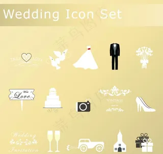 婚礼素材图片