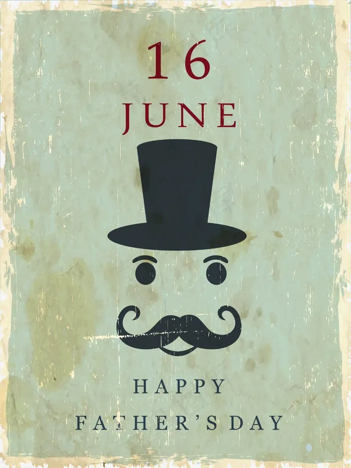 父亲节快乐的背景eps,ai矢量模版下载