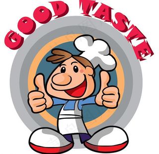 卡通厨师矢量素材