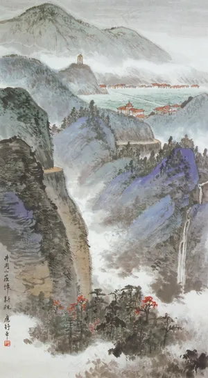 井冈山茨坪新貌图 井冈山茨坪新貌图
