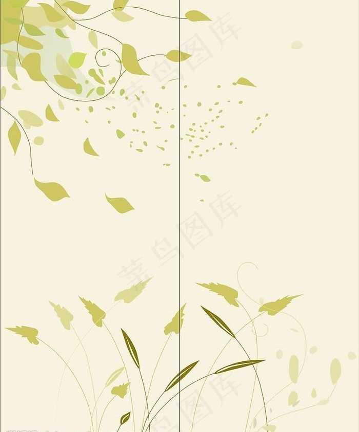 风景画门艺系列图片cdr矢量模版下载