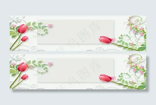 淘宝天猫鲜花海报背景模版